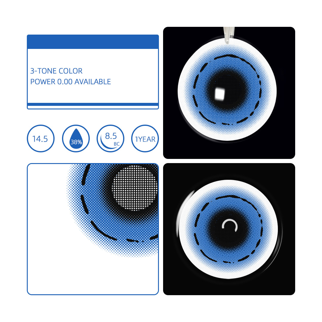 Eyemua Piggy Cutie Blue