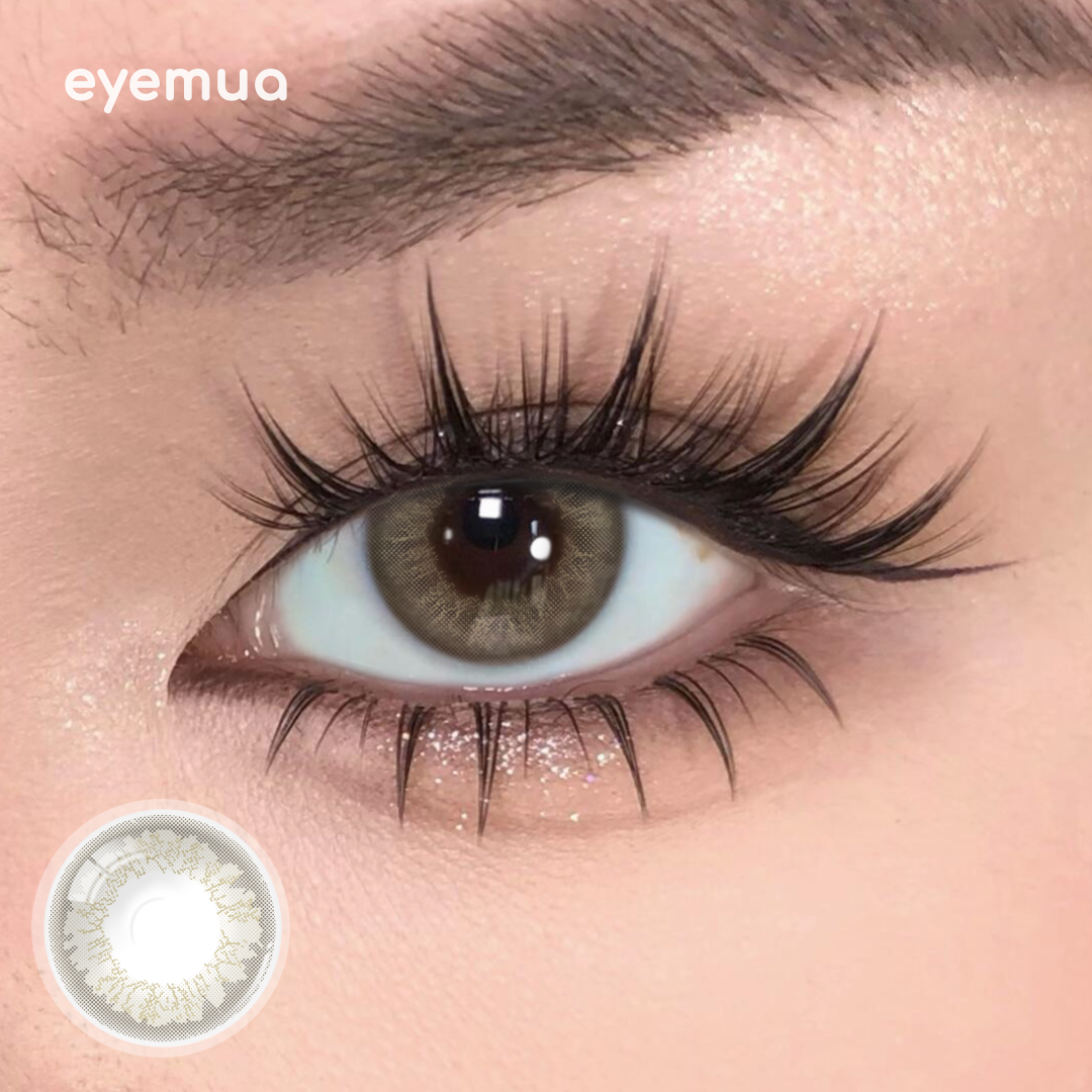Eyemua Ivory Grey - 1 Day, 10 Pcs