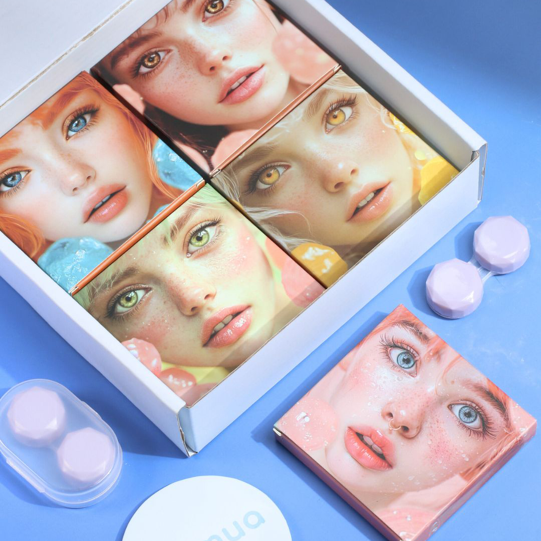 Eyemua Party Look Contacts Blind Box | 8 Pairs, 1 Year