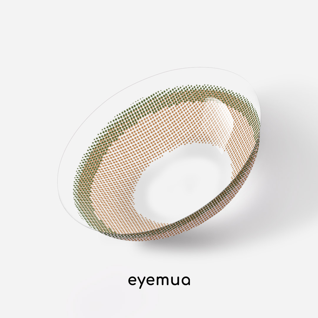 Eyemua Pistachio Brown-Green - 1 Day, 10 Pcs