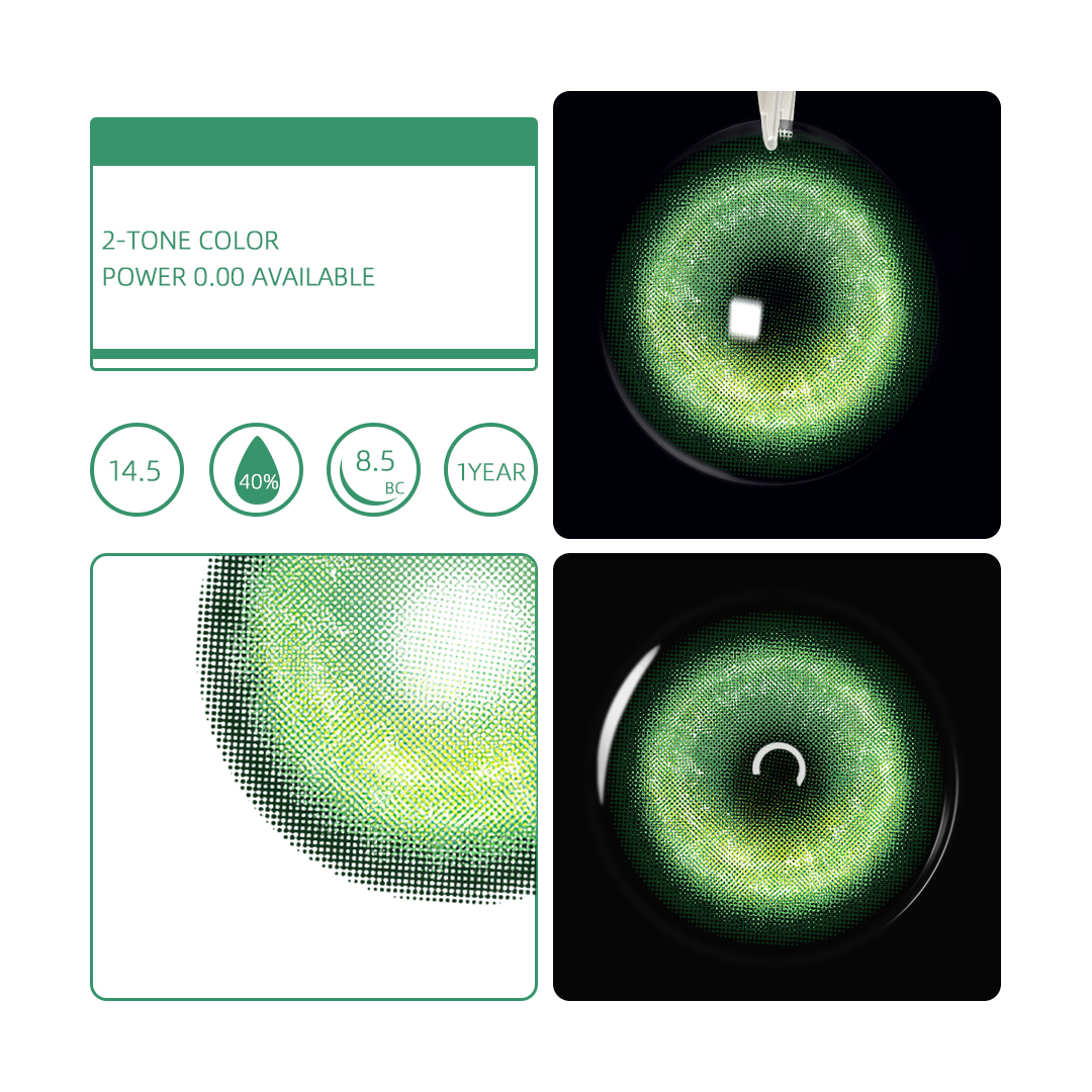 Eyemua Cosmic Veil Green