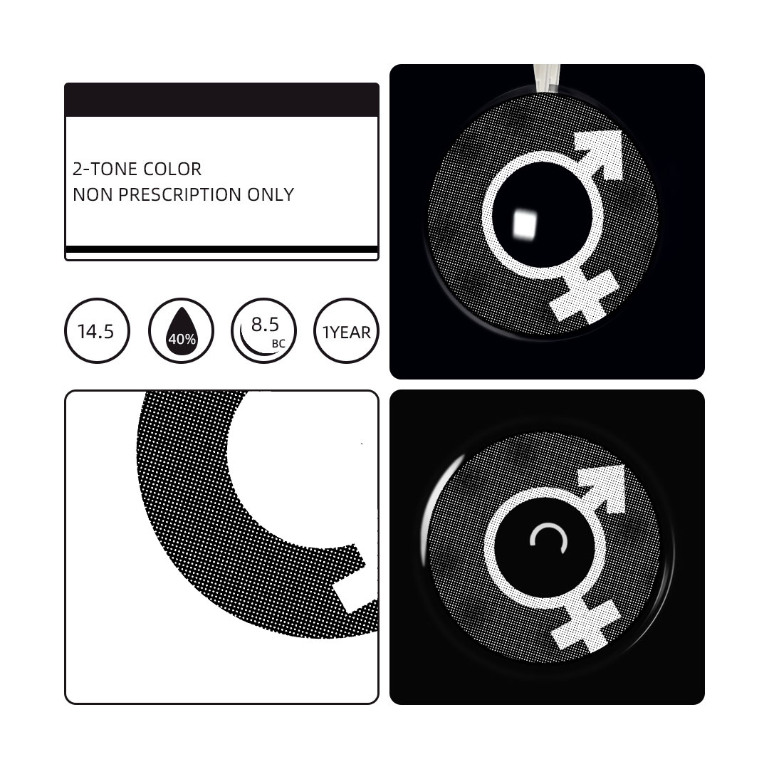 Eyemua Electric Black-White