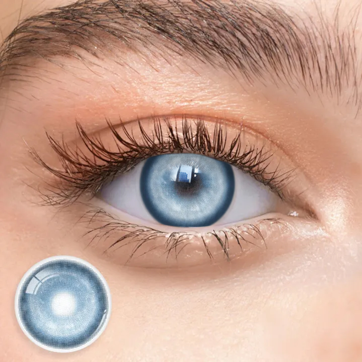 Eyemua Cosmic Veil Blue – Daily,120 Lenses