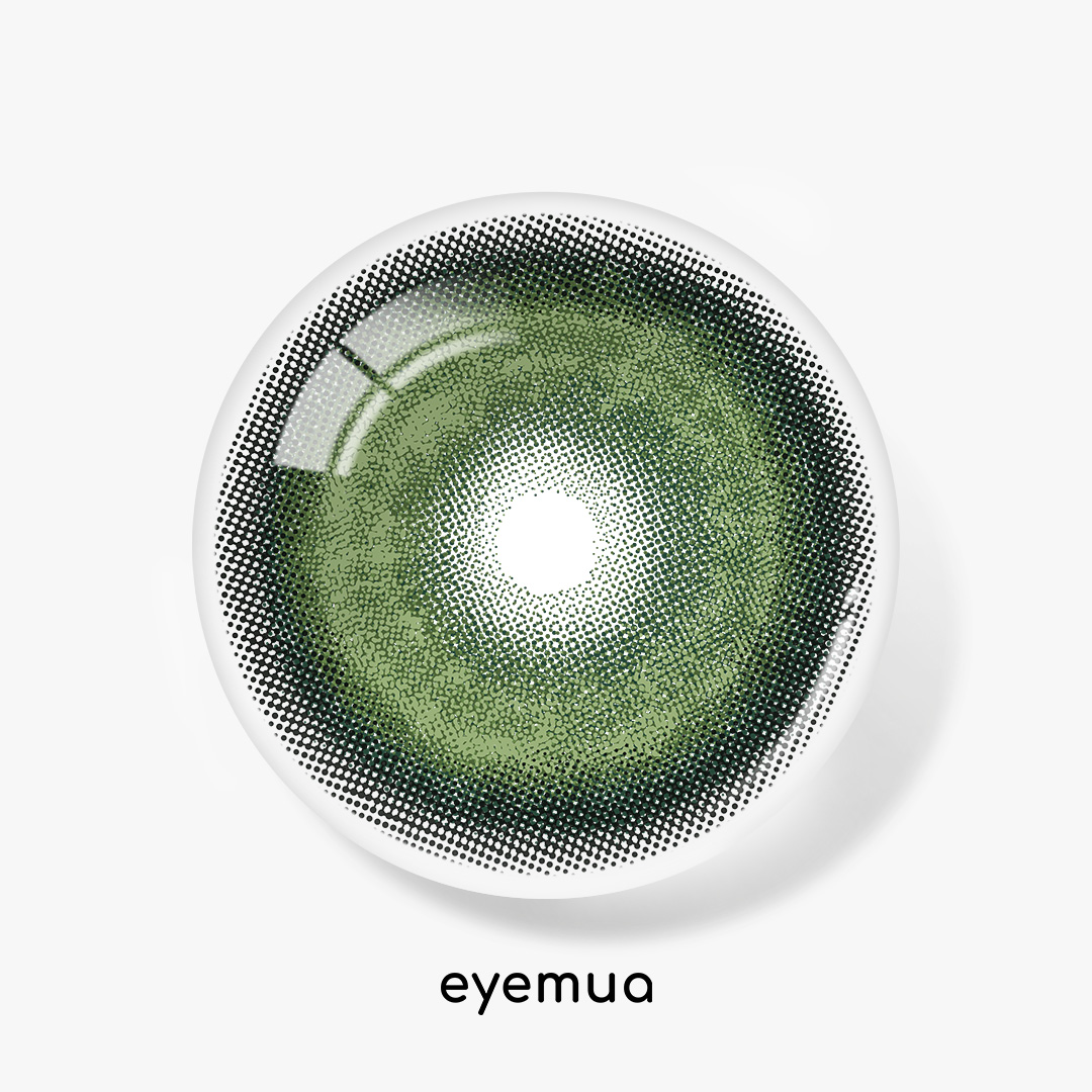1 Day, 2 Pcs | Eyemua Cosmic Veil Green