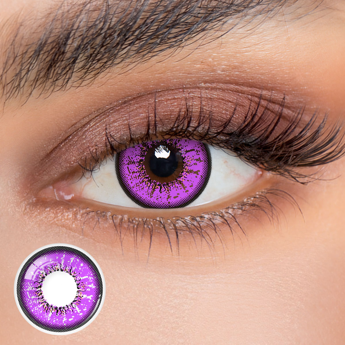 1 Day, 2 Pcs | Eyemua Kivie Purple