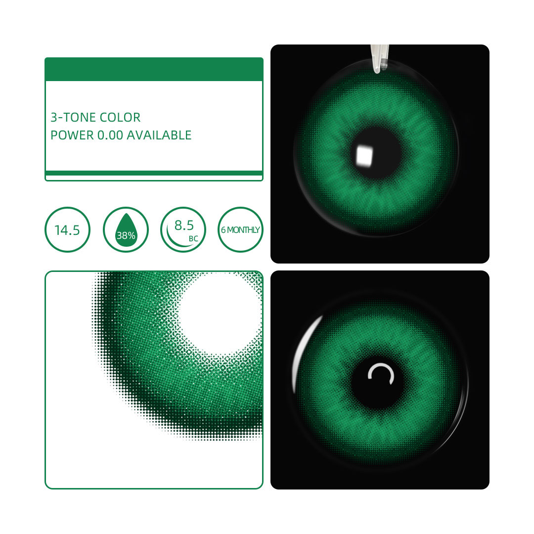 6-Month | Eyemua Opulent Green