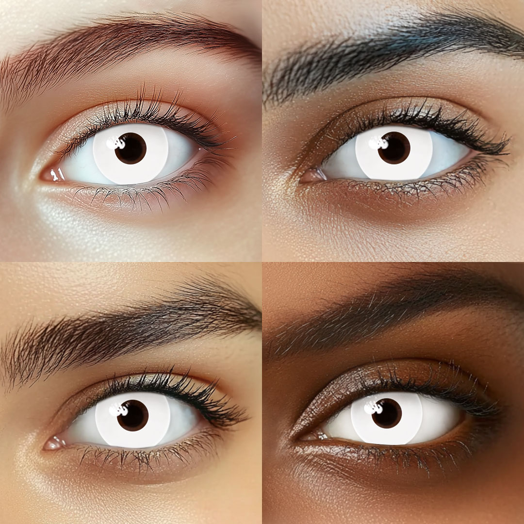 1 Day, 2 Pcs | Eyemua Solid White