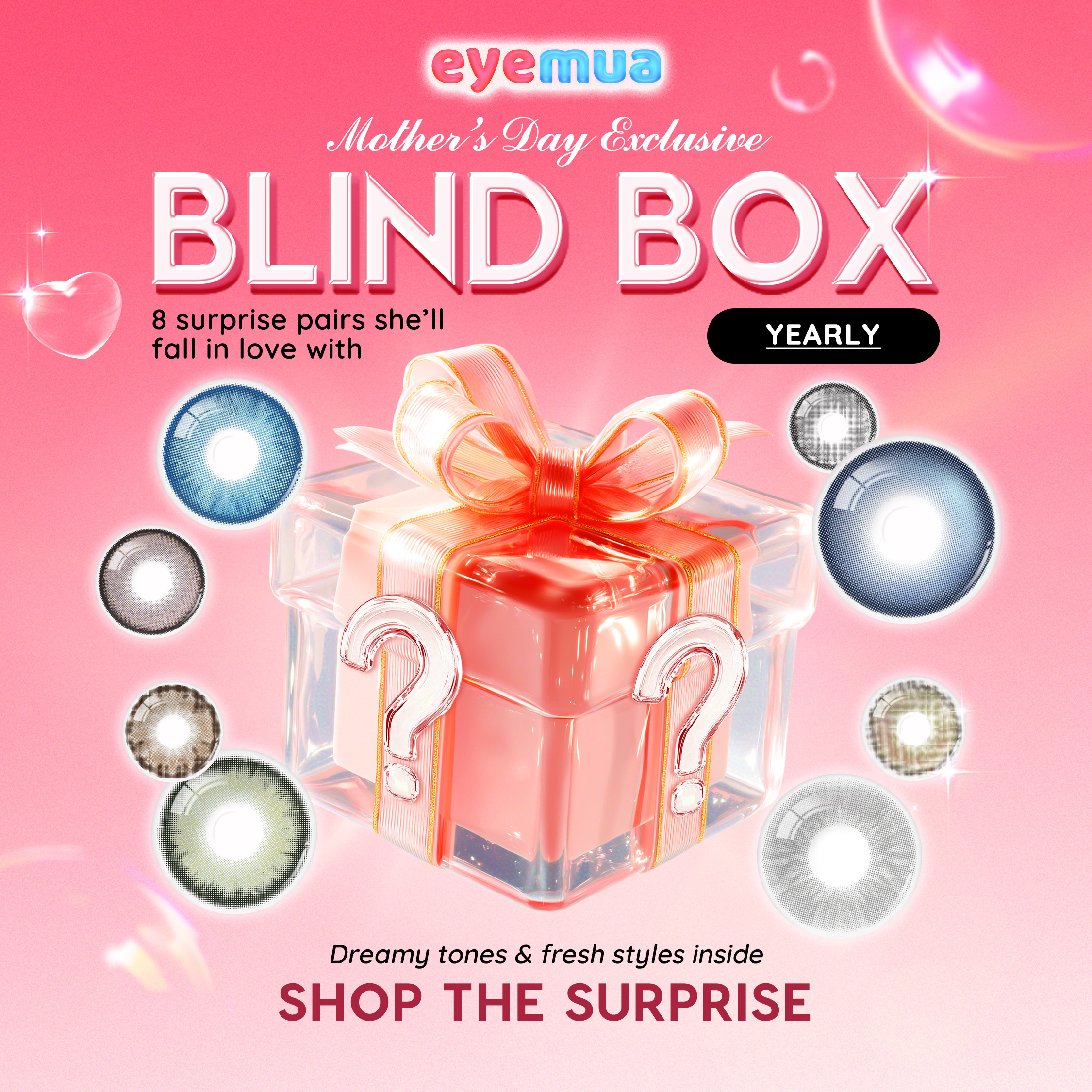 Eyemua Mother’s Day Exclusive Blind Box | 8 Pairs, 1 Year