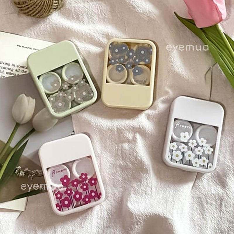 Eyemua Floral 2-in-1 Lens Case