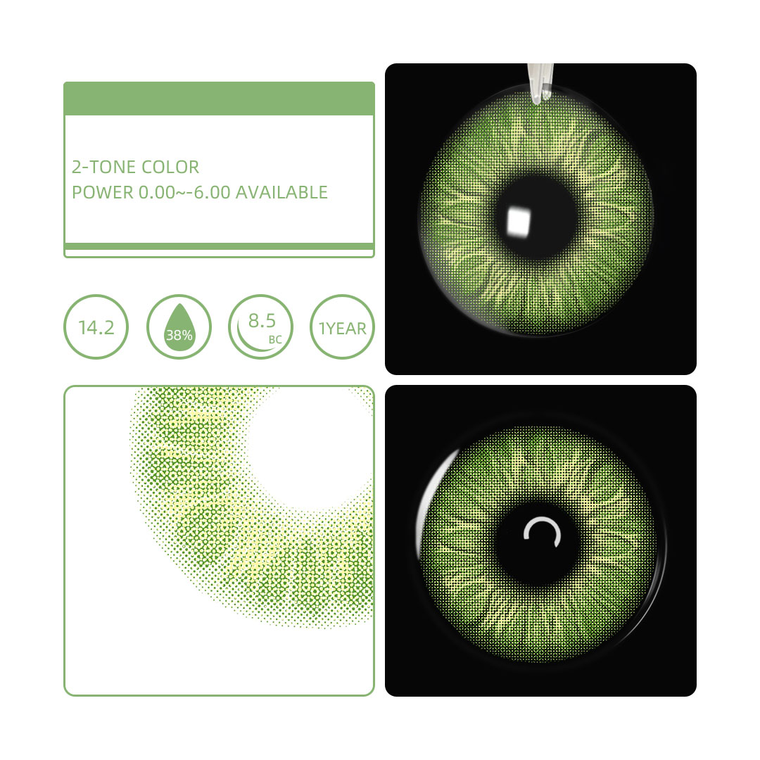 Eyemua Magic Coral Green