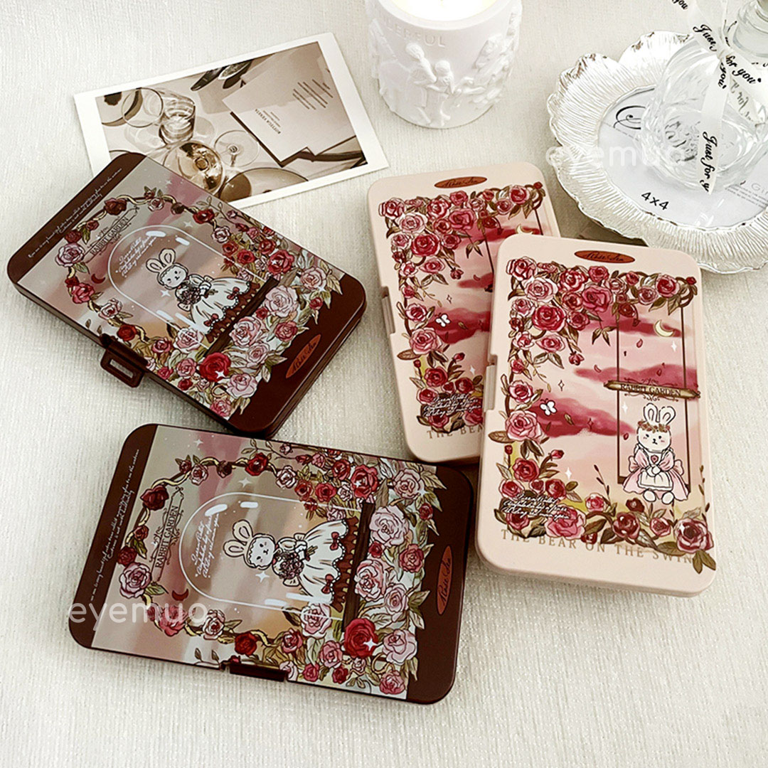 Eyemua Vintage Bunny 6-in-1 Lens Case