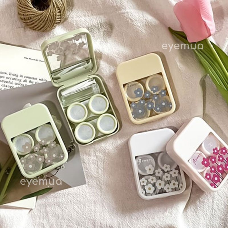 Eyemua Floral 2-in-1 Lens Case