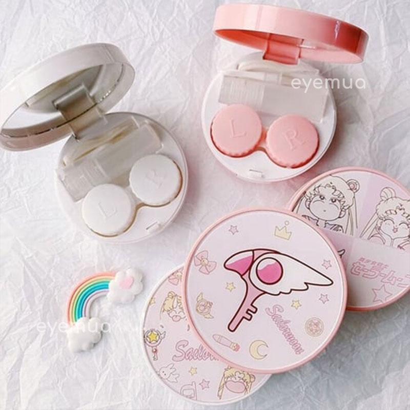 Eyemua SailorMoon Style Round Lens Case