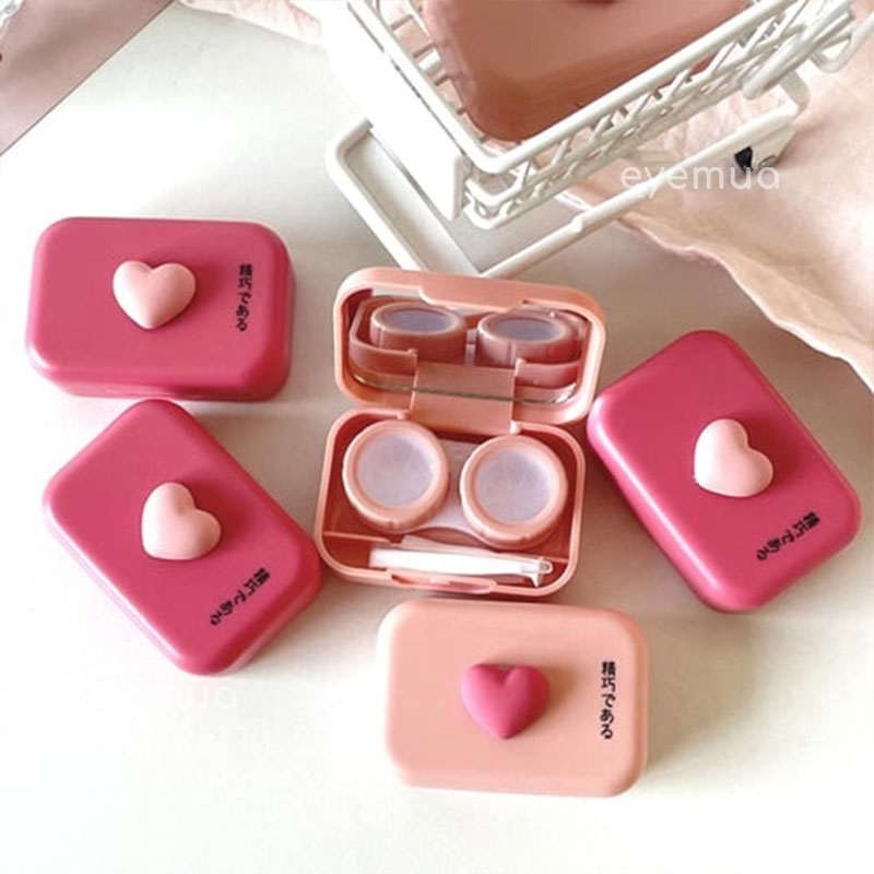 Eyemua Heart Lens Case