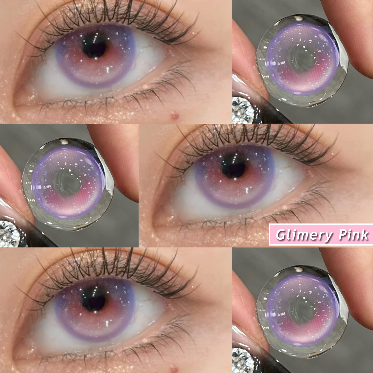 Eyemua Glimery Pink