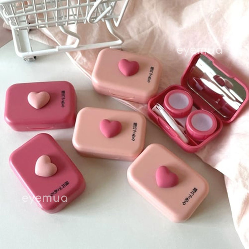 Eyemua Heart Lens Case