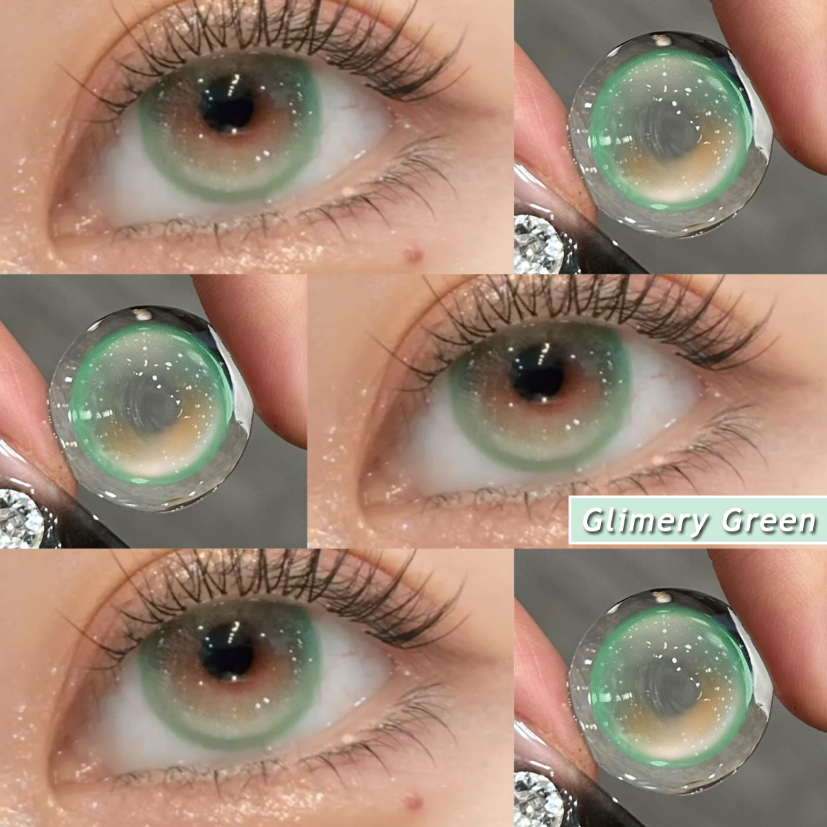 Eyemua Glimery Green