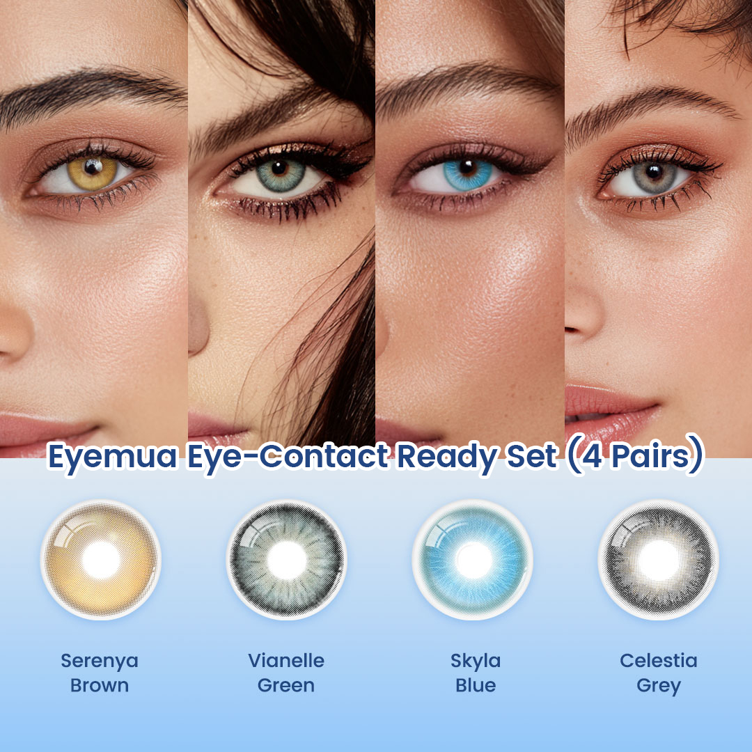 Eyemua Eye-Contact Ready Set (4 Pairs)