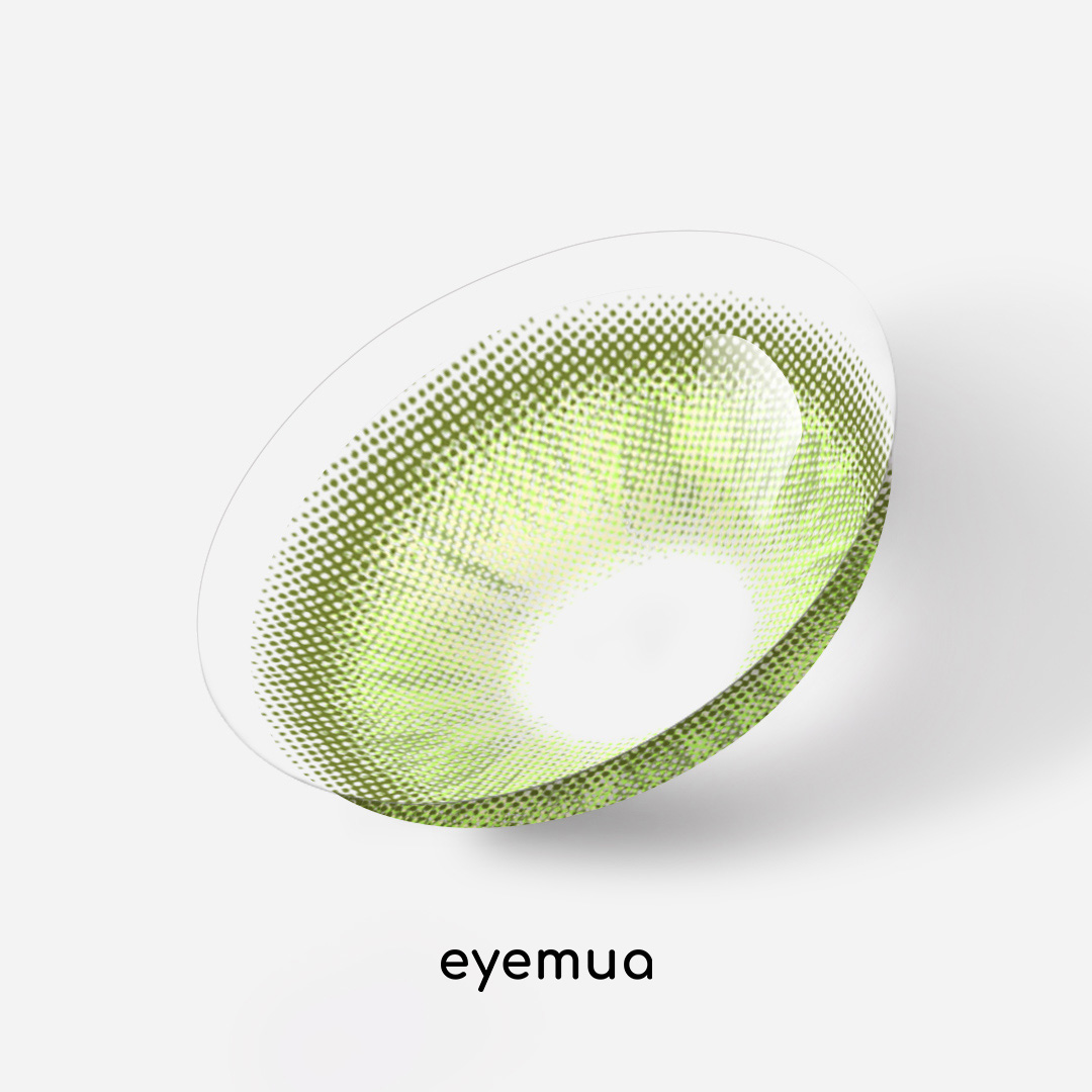 Eyemua Impression Bloom Green Men Colored Contact Lenses