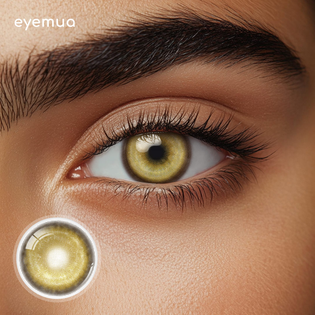 Eyemua Cosmic Veil Brown Men Colored Contact Lenses