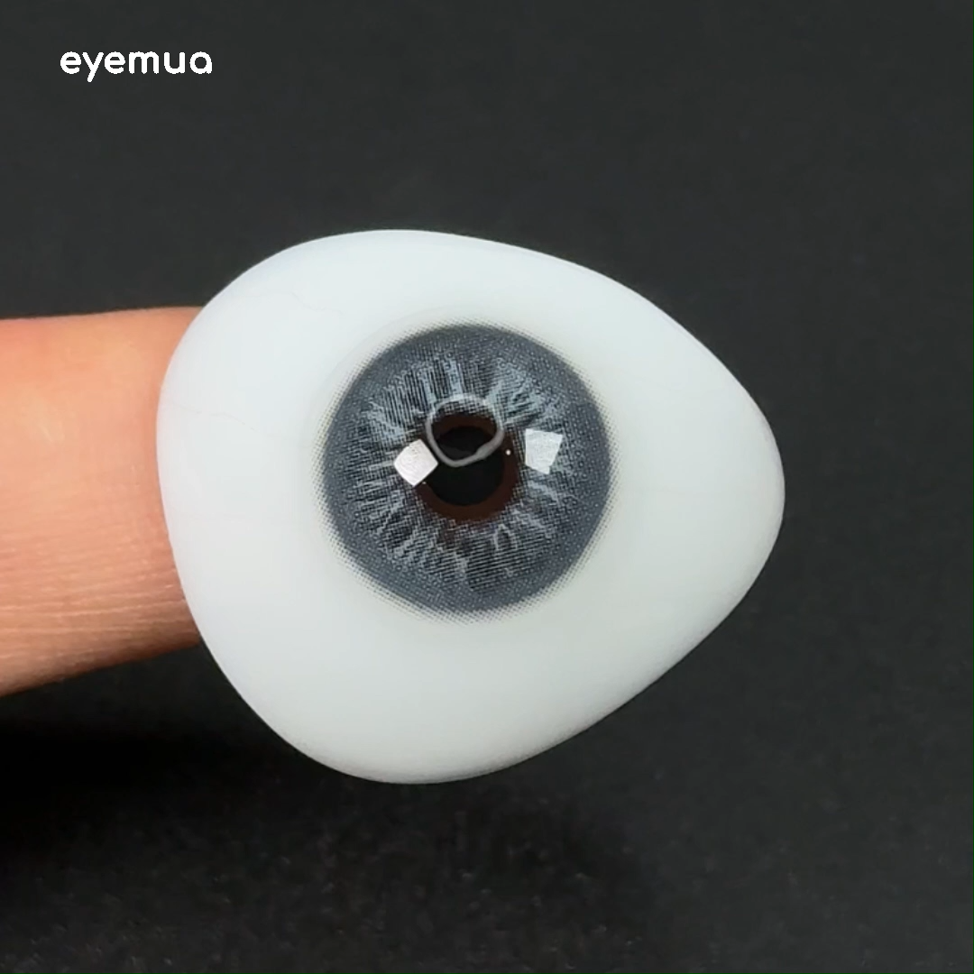 Eyemua Glacier Blue Men Colored Contact Lenses