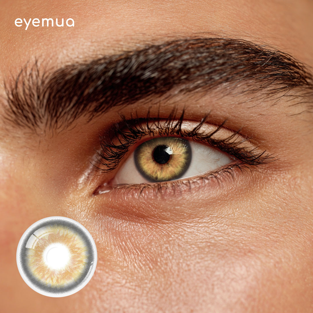 Eyemua Doll Dream Brown Men Colored Contact Lenses