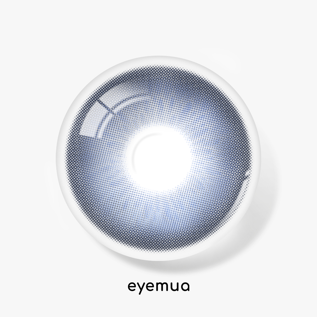 Eyemua Polar Blaze Blue Men Colored Contact Lenses
