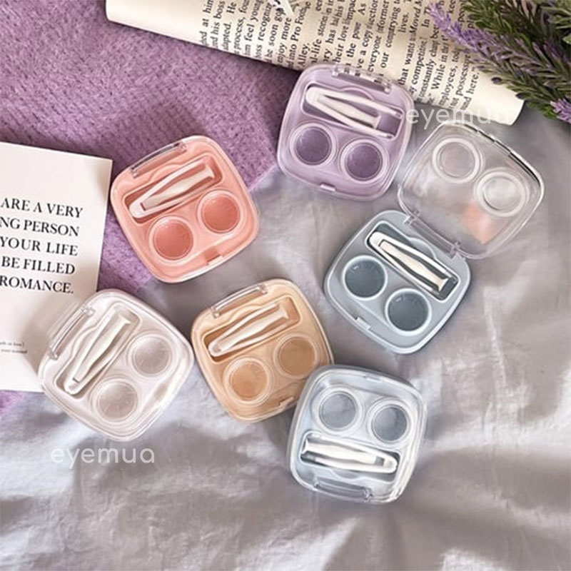 Eyemua Twist-Free Cap II Lens Case Purple