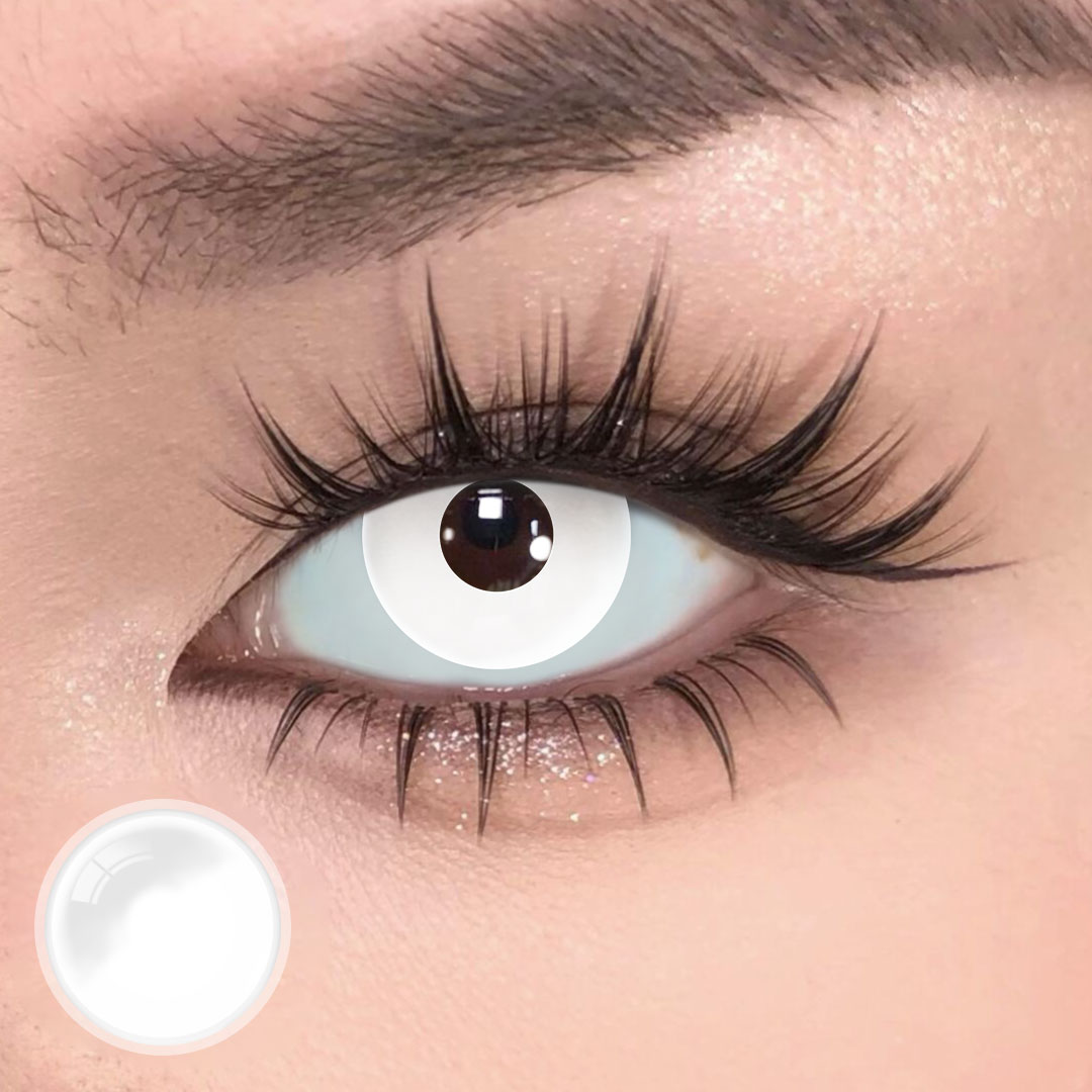 1 Day, 2 Pcs | Eyemua Solid White