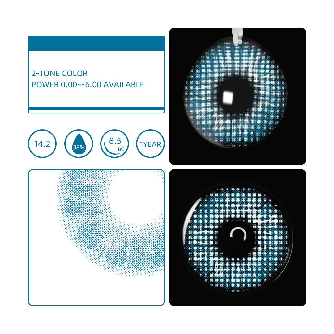 Eyemua Magic Coral Blue