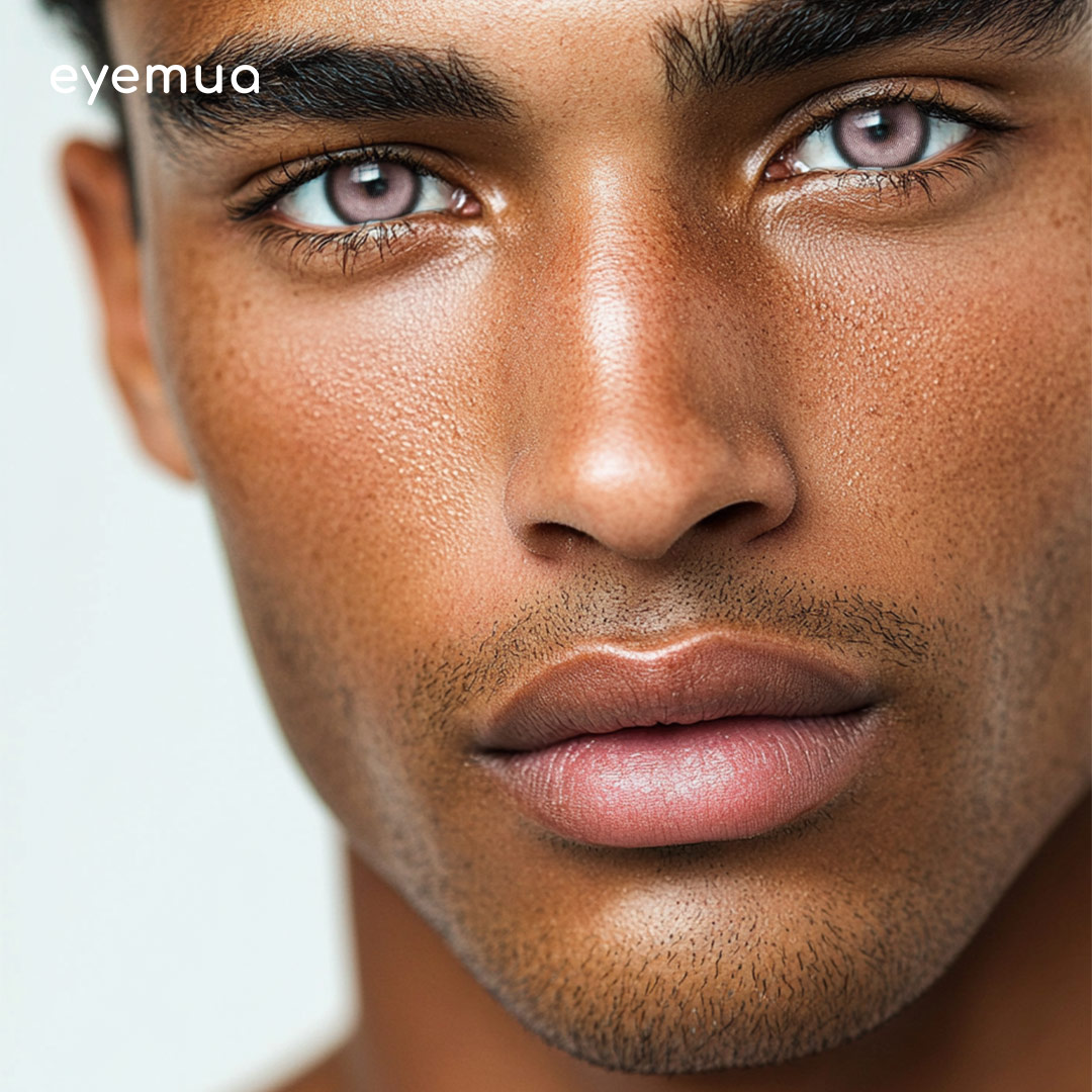 Eyemua Cosmic Veil Pink Men Colored Contact Lenses