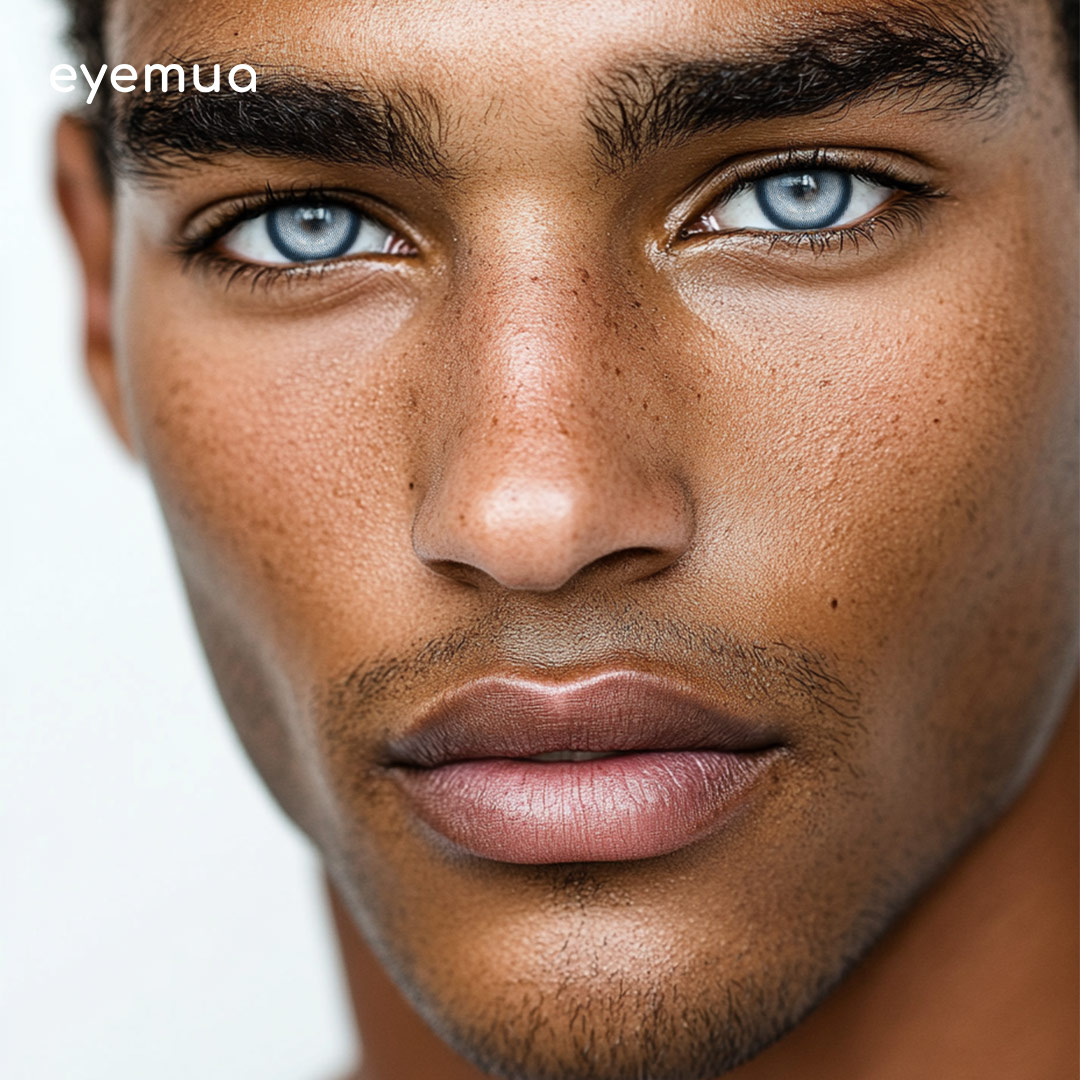 Eyemua Cosmic Veil Blue Men Colored Contact Lenses