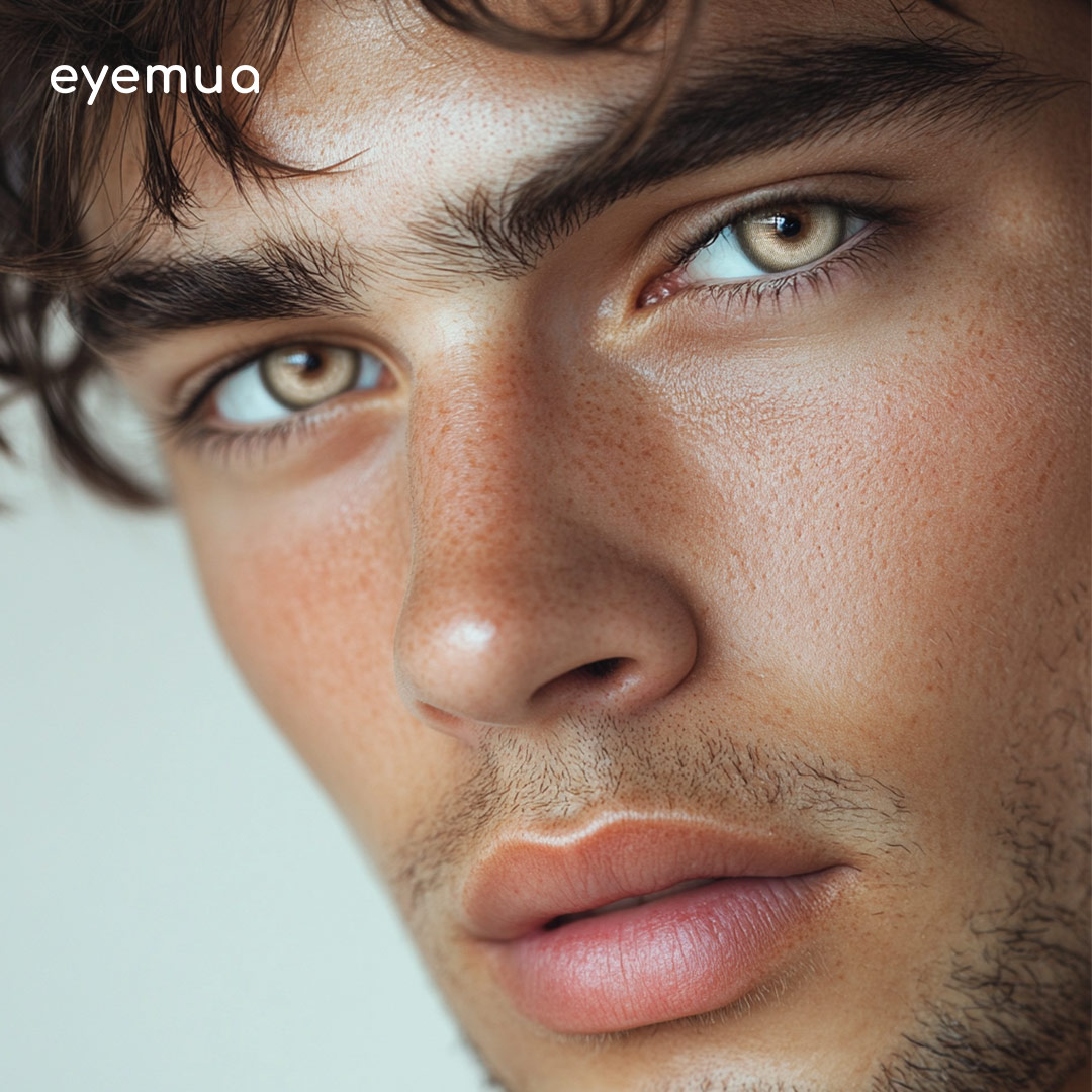 Eyemua Cosmic Veil Chocolate Men Colored Contact Lenses