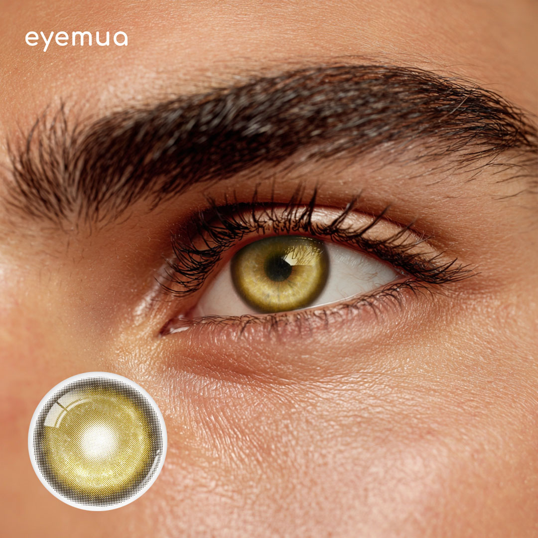 Eyemua Cosmic Veil Brown Men Colored Contact Lenses