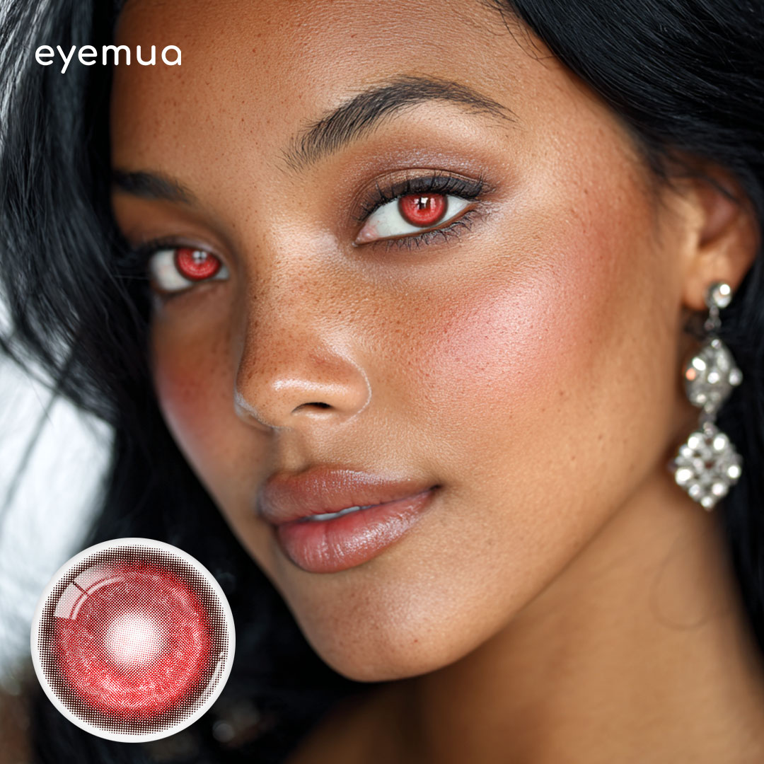 Eyemua Cosmic Veil Red