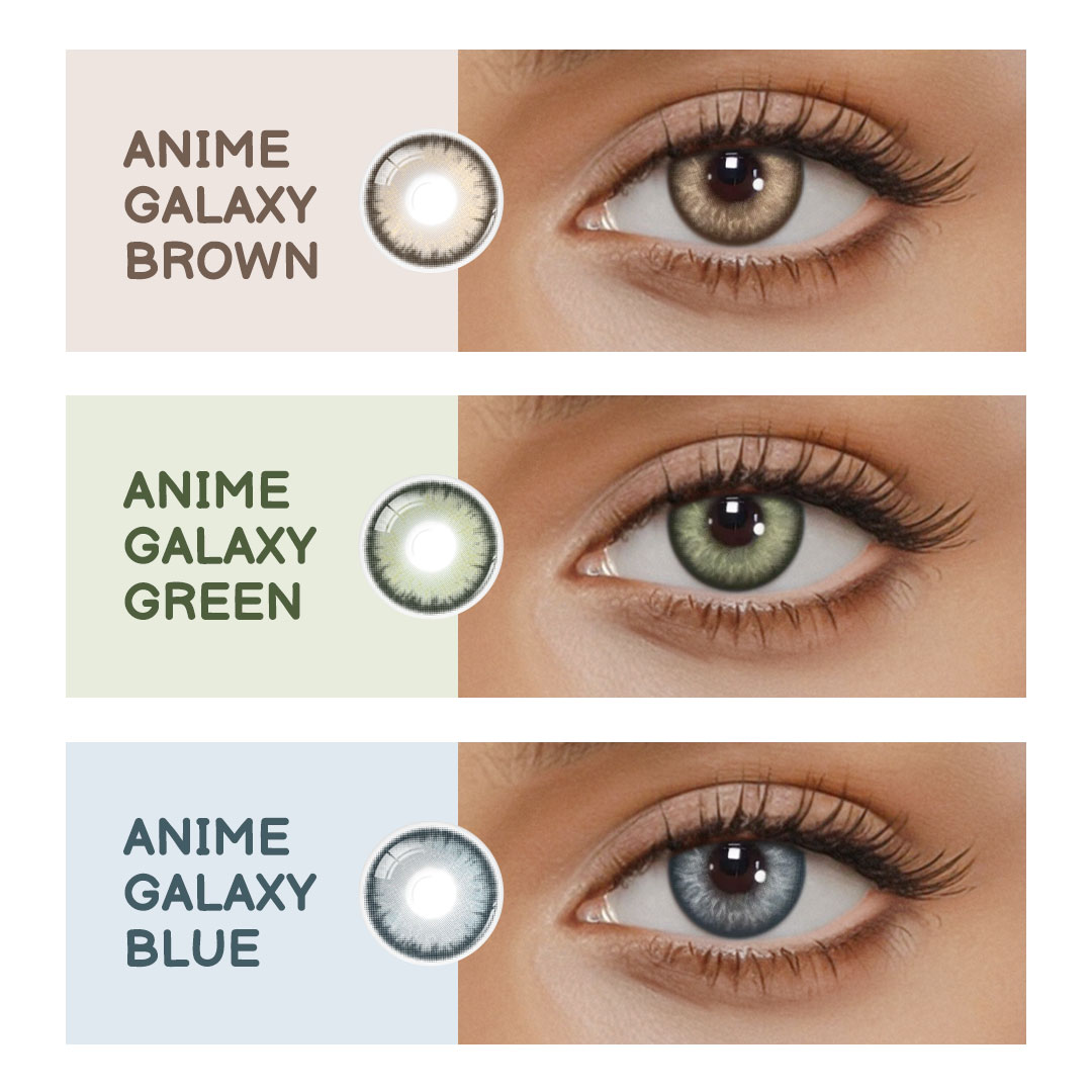 Eyemua Anime Galaxy Green