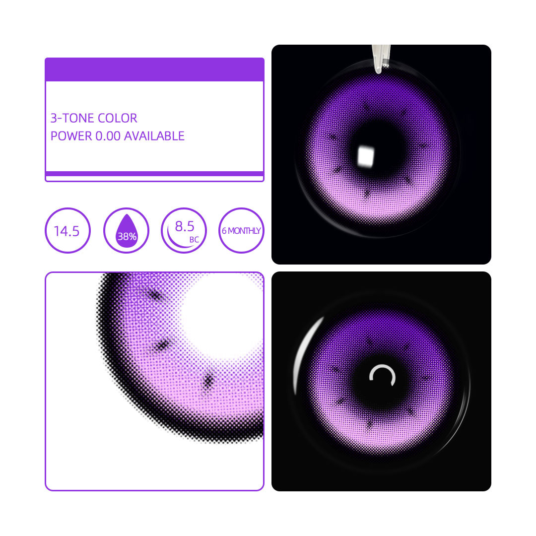 6-Month | Eyemua Aureline Purple