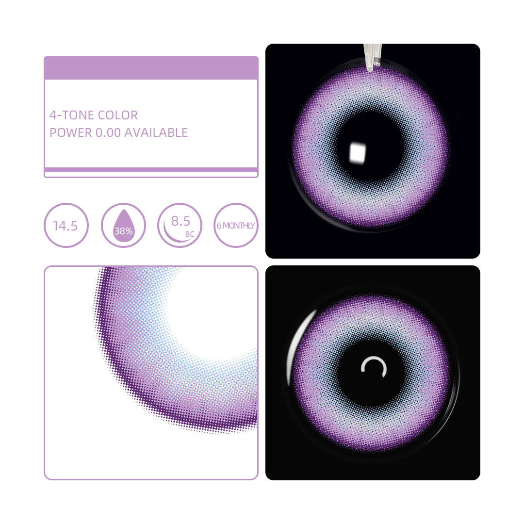 6-Month | Eyemua Aurora Purple