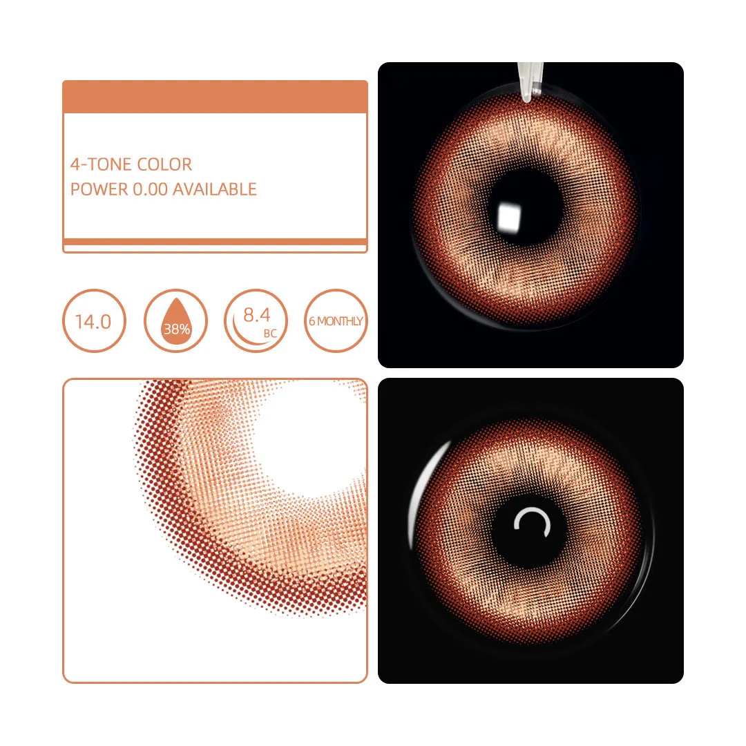 6-Month | Eyemua Barbie Golden Brown