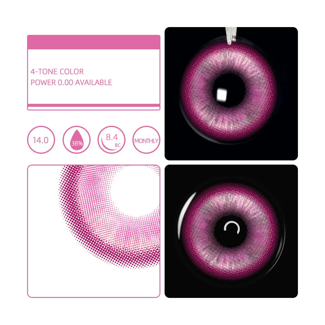 Eyemua Barbie Rose Red – Monthly Romantic Red Lenses