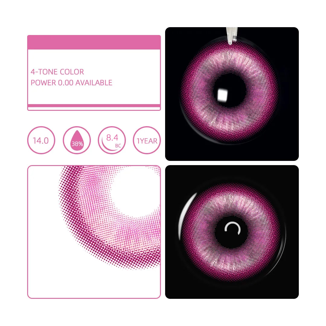 Eyemua Barbie Rose Red