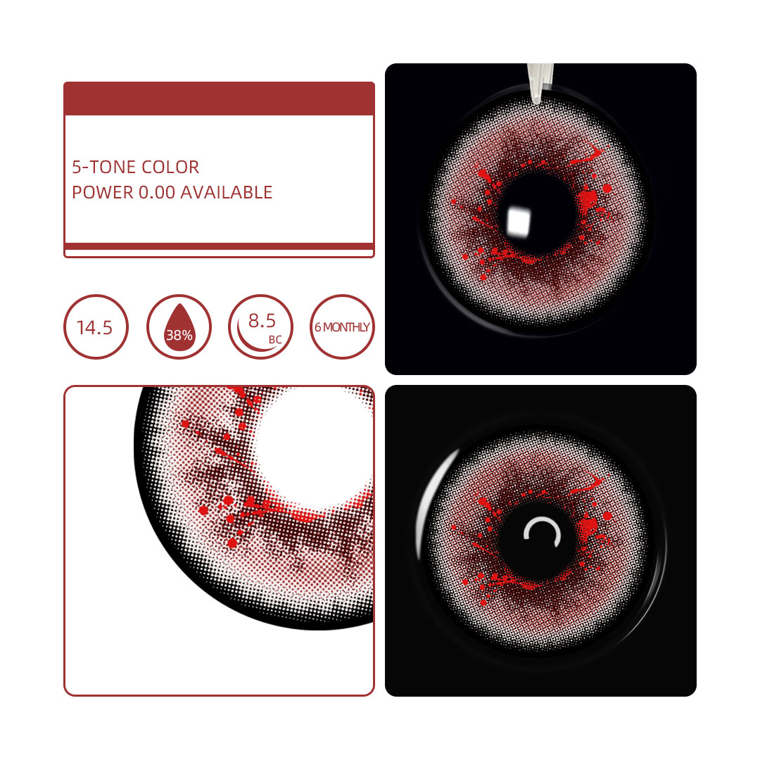 6-Month | Eyemua Bloodpath Red