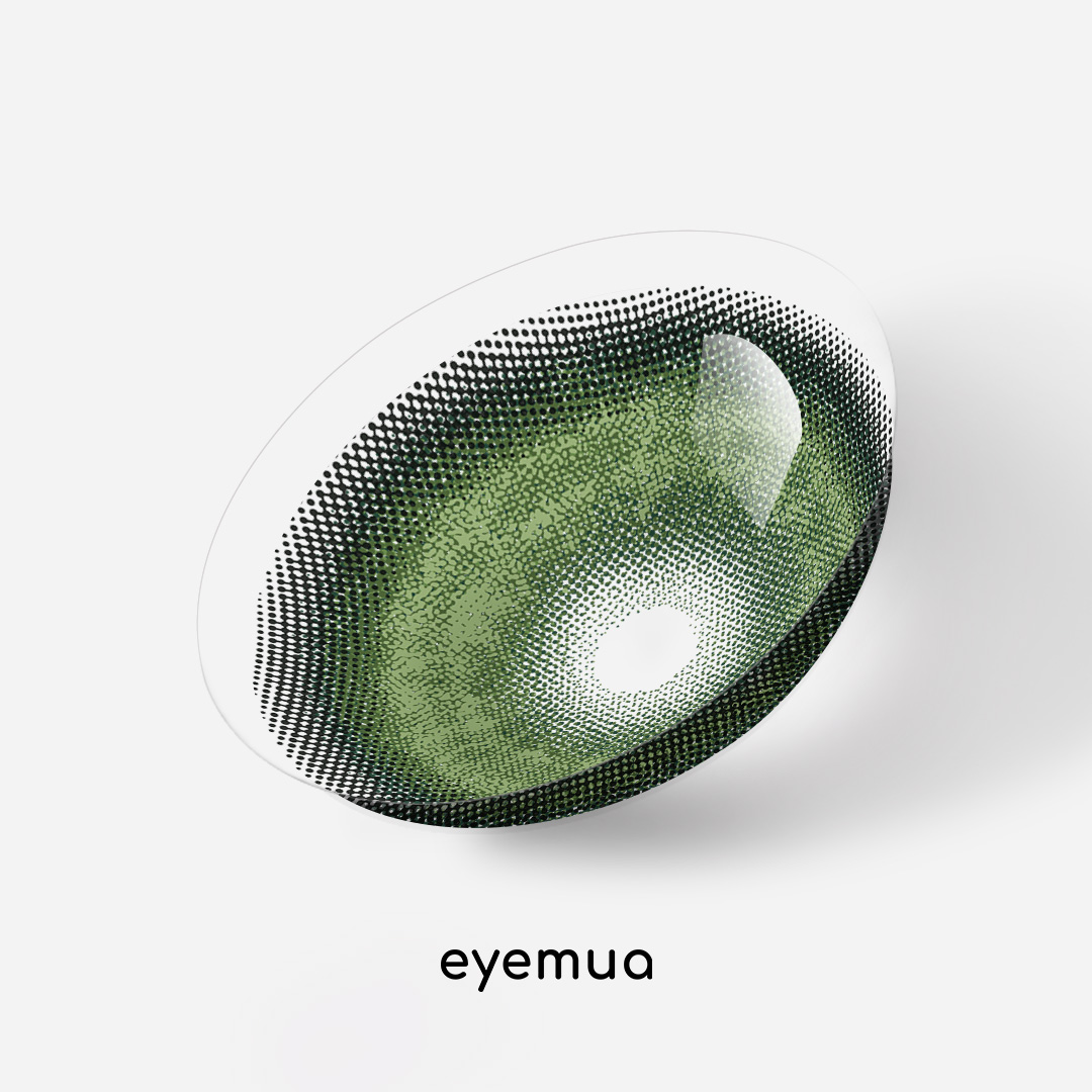 1 Day, 2 Pcs | Eyemua Cosmic Veil Green