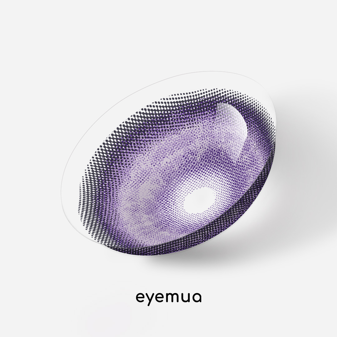 1 Day, 2 Pcs | Eyemua Cosmic Veil Purple