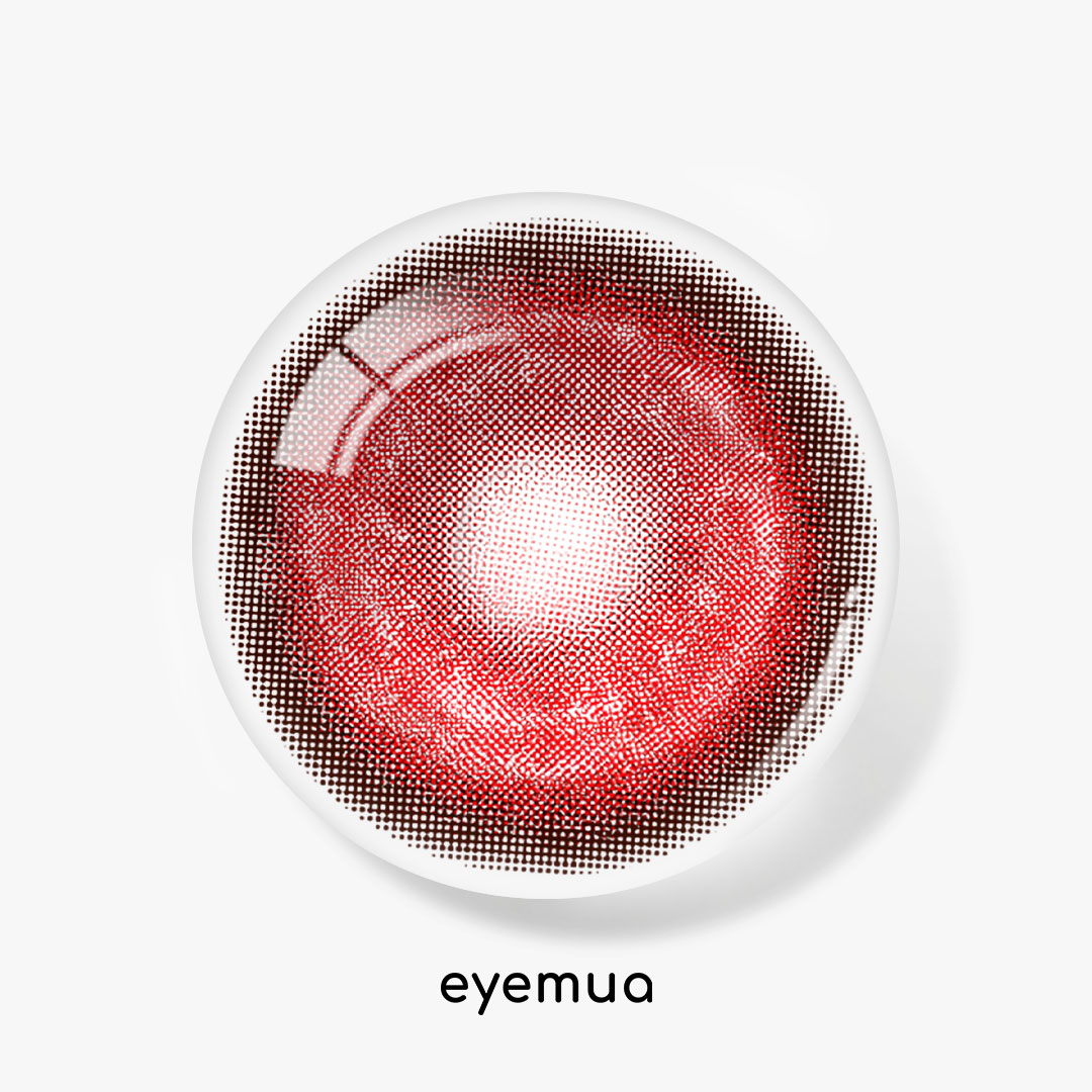 Eyemua Cosmic Veil Red – Daily,120 Lenses