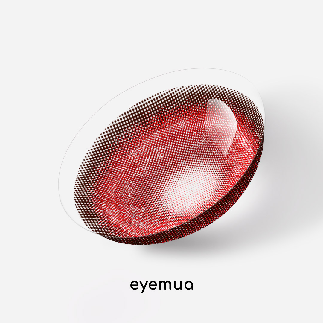 1 Day, 2 Pcs | Eyemua Cosmic Veil Red