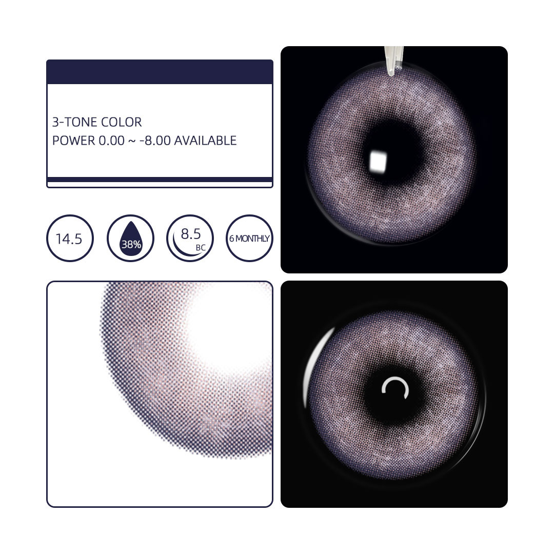 6-Month | Eyemua Dollheart Purple