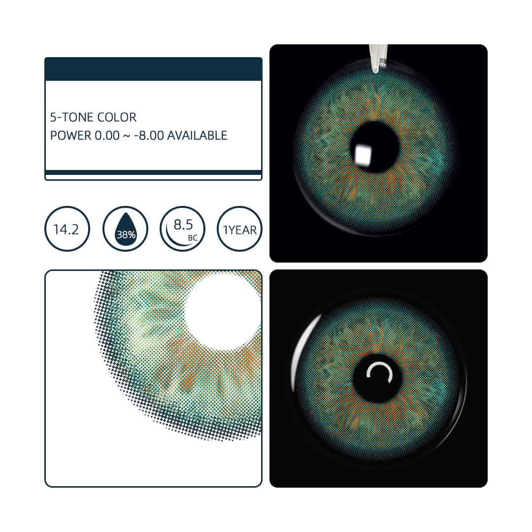 Eyemua Emerald Diva Green