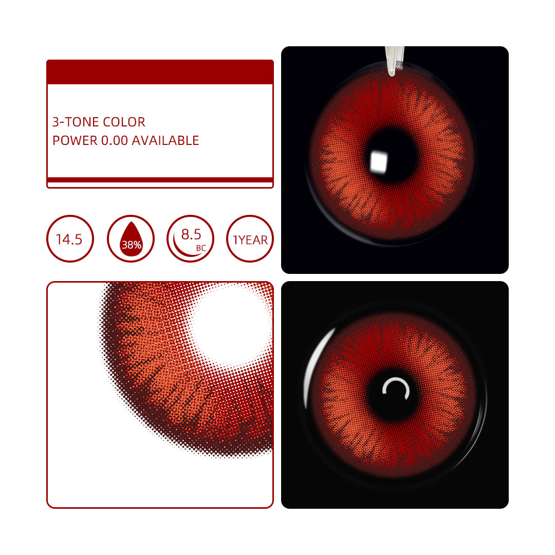 Eyemua Polo Punk Red