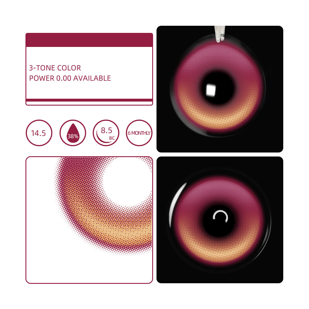 6-Month | Eyemua Garnet Red